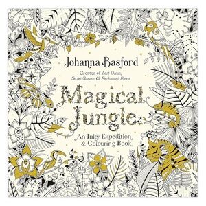 Magical Jungle: An Inky Expedition and Coloring Book for Adults
